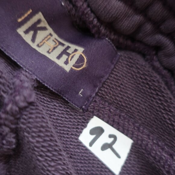 Mens Iro x KITH Plum Distressed Drawstring Jogger Sweatpants L - Picture 11 of 11